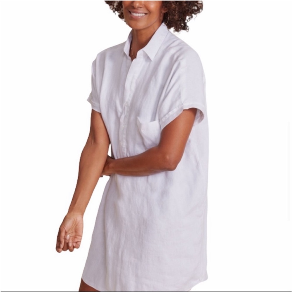 Grayson by Frank & Eileen ‘ The Artist’ Short Sleeve Linen Dress